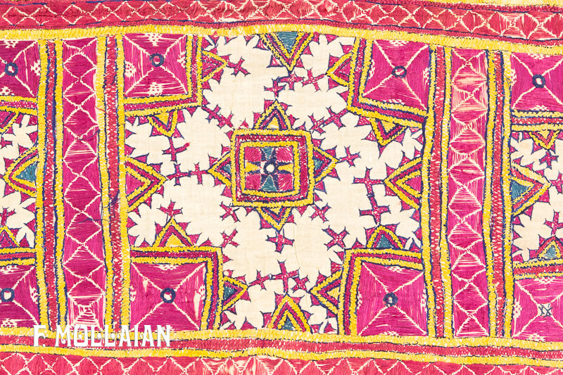 Antique Uzbekistan Embroidery Textile n°:35907988